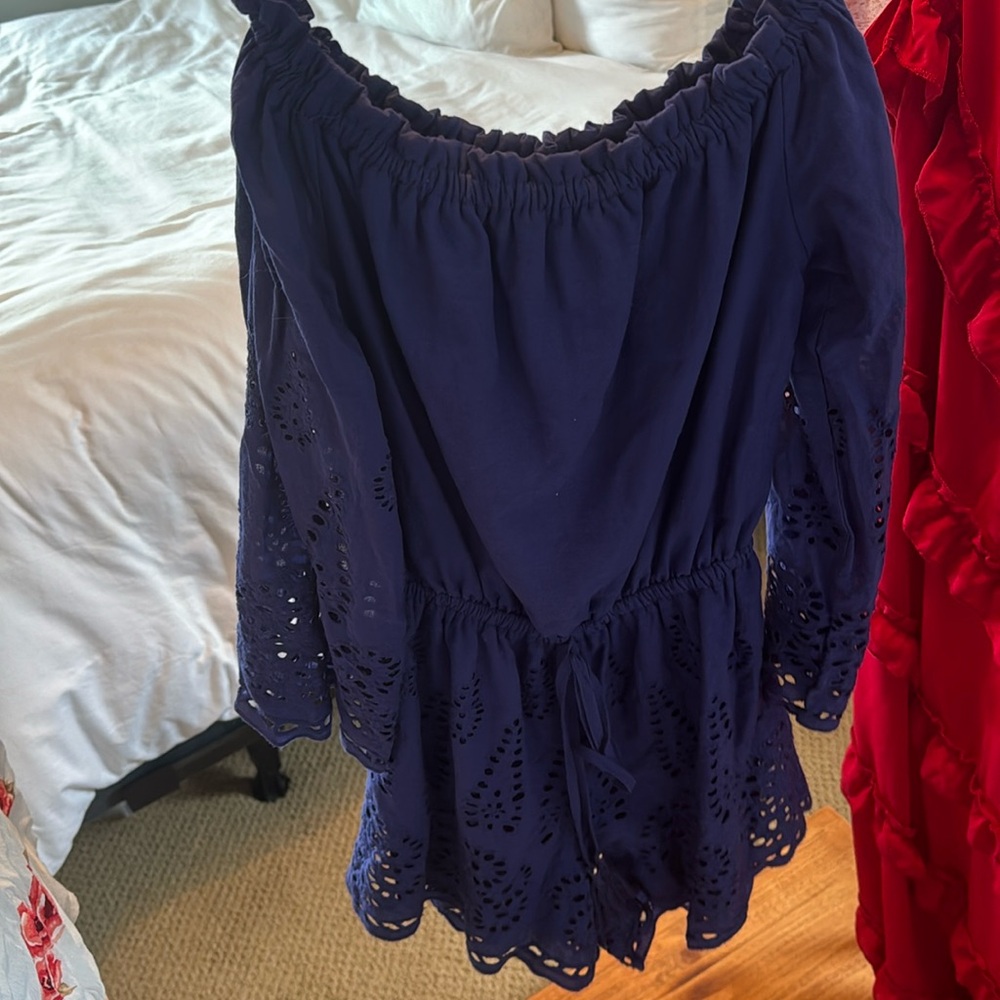 off the shoulder romper